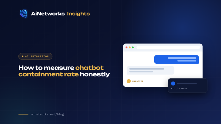 How to measure chatbot containment rate honestly