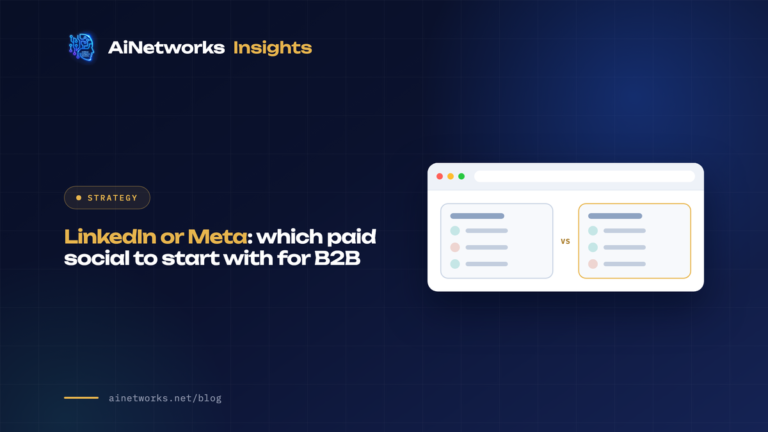 LinkedIn or Meta: which paid social to start with for B2B