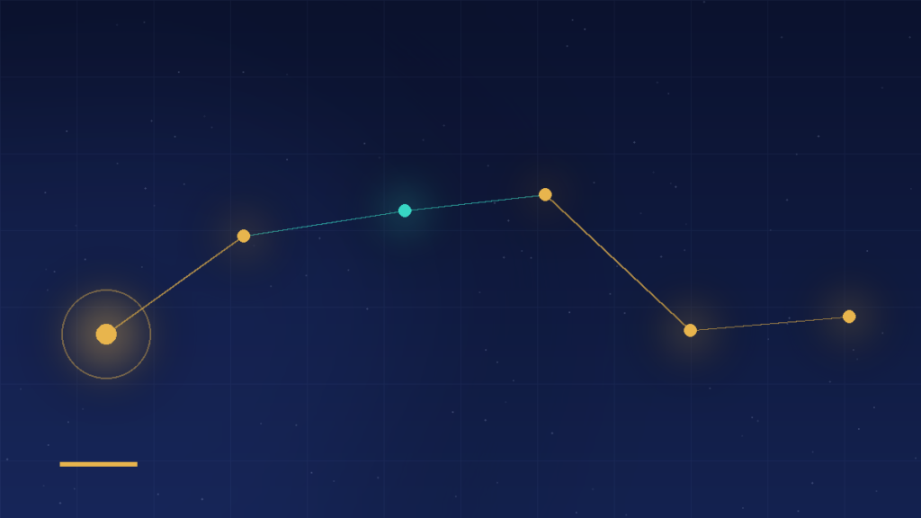 Abstract AiNetworks graphic: a chain of gold and teal network nodes on a dark navy grid, illustrating rebranding after a merger: which name survives